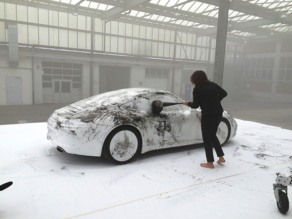 starting with my brush